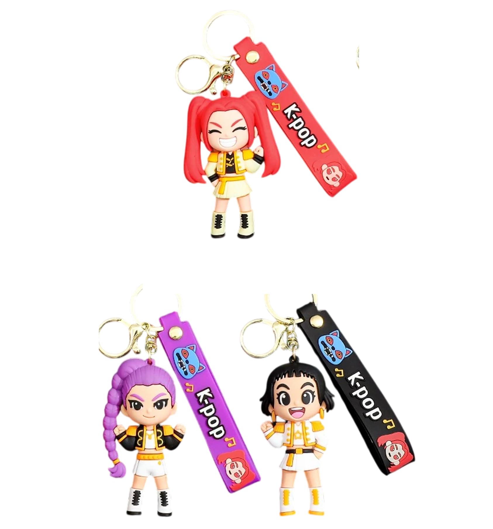 Album de figurines K-Pop Demon Hunters avec 10 sachets et porte-clés – Image 5