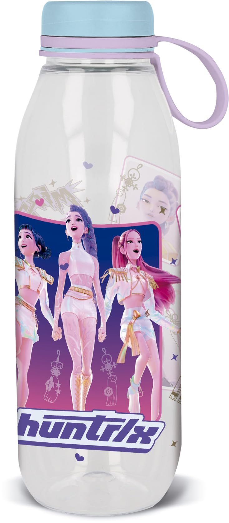 Gourde K-Pop Demon Hunters 460ml Tritan Sans BPA avec Poignée Transport