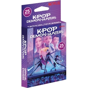 Sachet de 25 autocollants K-Pop Demon Hunters à collectionner