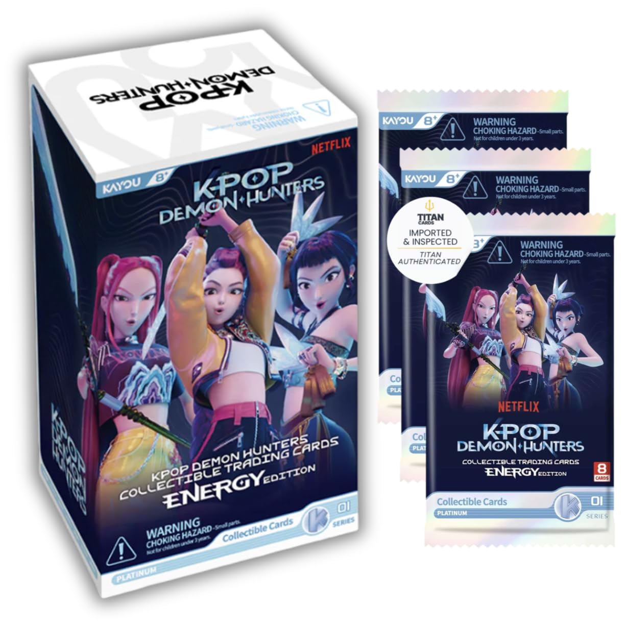 Booster box K-Pop Demon Hunters Energy Foil Series 01A 12 paquets