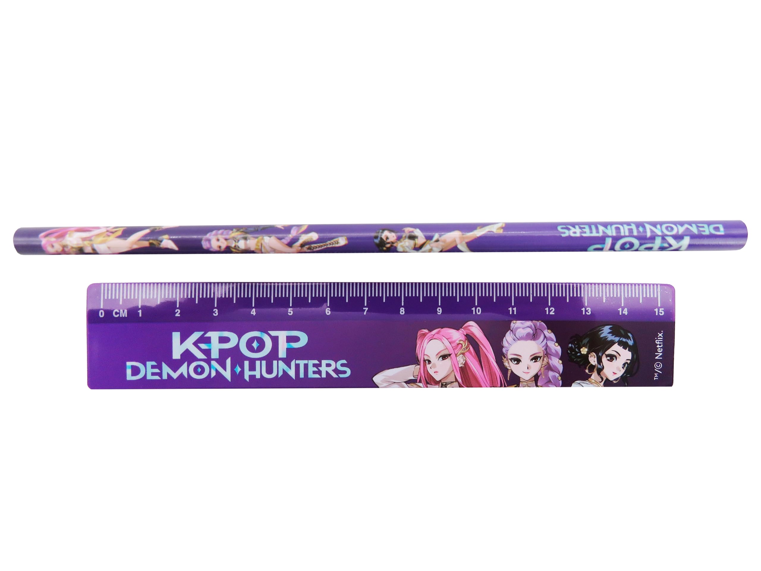 Set de papeterie K-Pop Demon Hunters Huntrix violet – Image 5