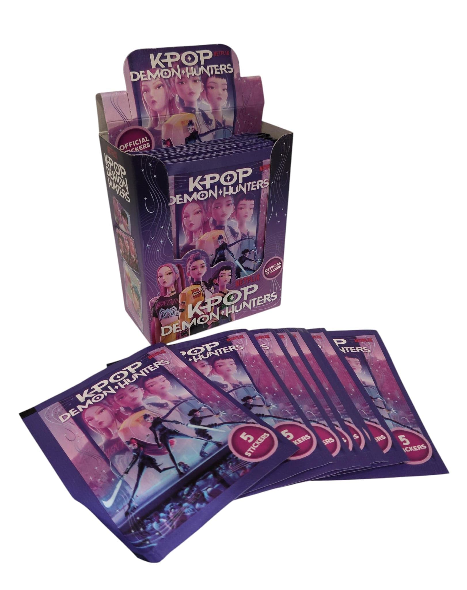 Album K-Pop Demon Hunters avec boîte de 40 sachets de figurines – Image 3