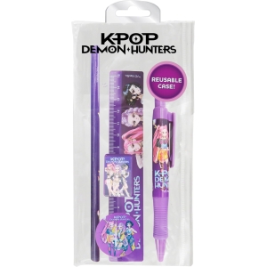 Set de papeterie K-Pop Demon Hunters Huntrix violet