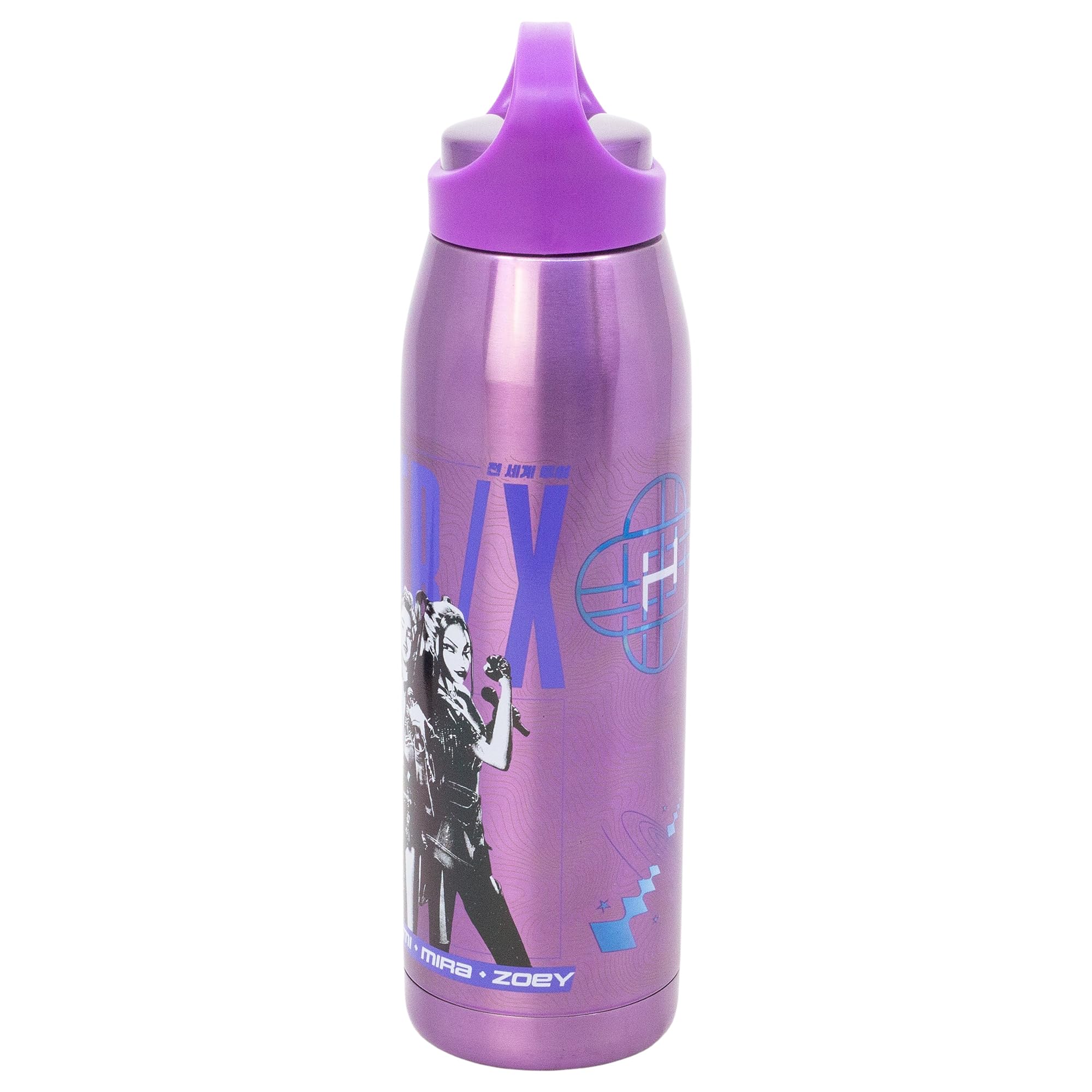 Bouteille K-Pop Demon Hunters en acier inoxydable 665 ml avec anse – Image 3