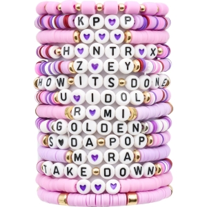 Bracelets K-Pop Demon Hunters 14 Pièces pour Enfant Fille