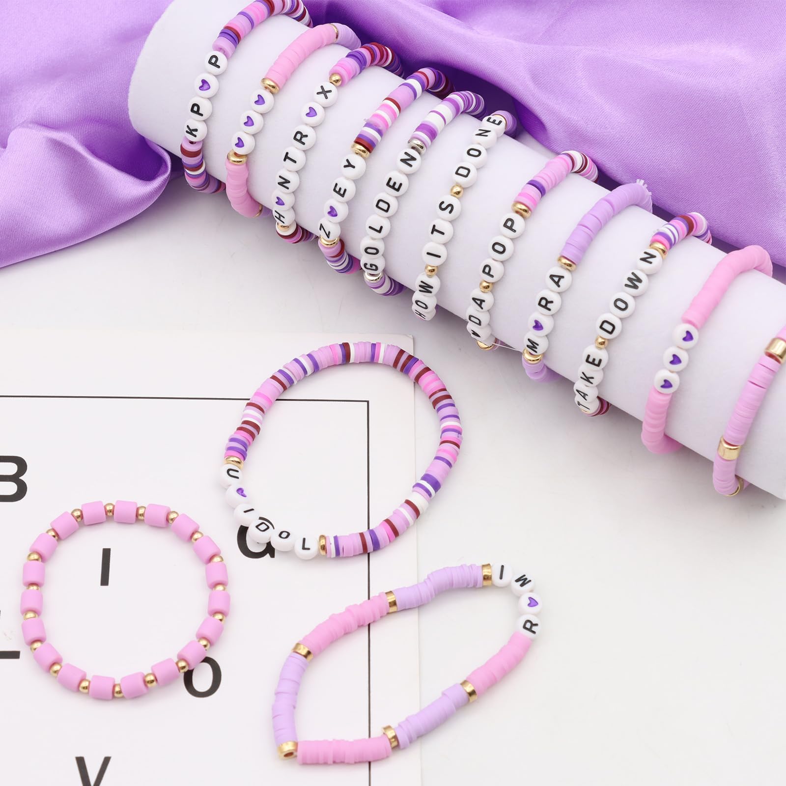 Bracelets K-Pop Demon Hunters 14 Pièces pour Enfant Fille – Image 7