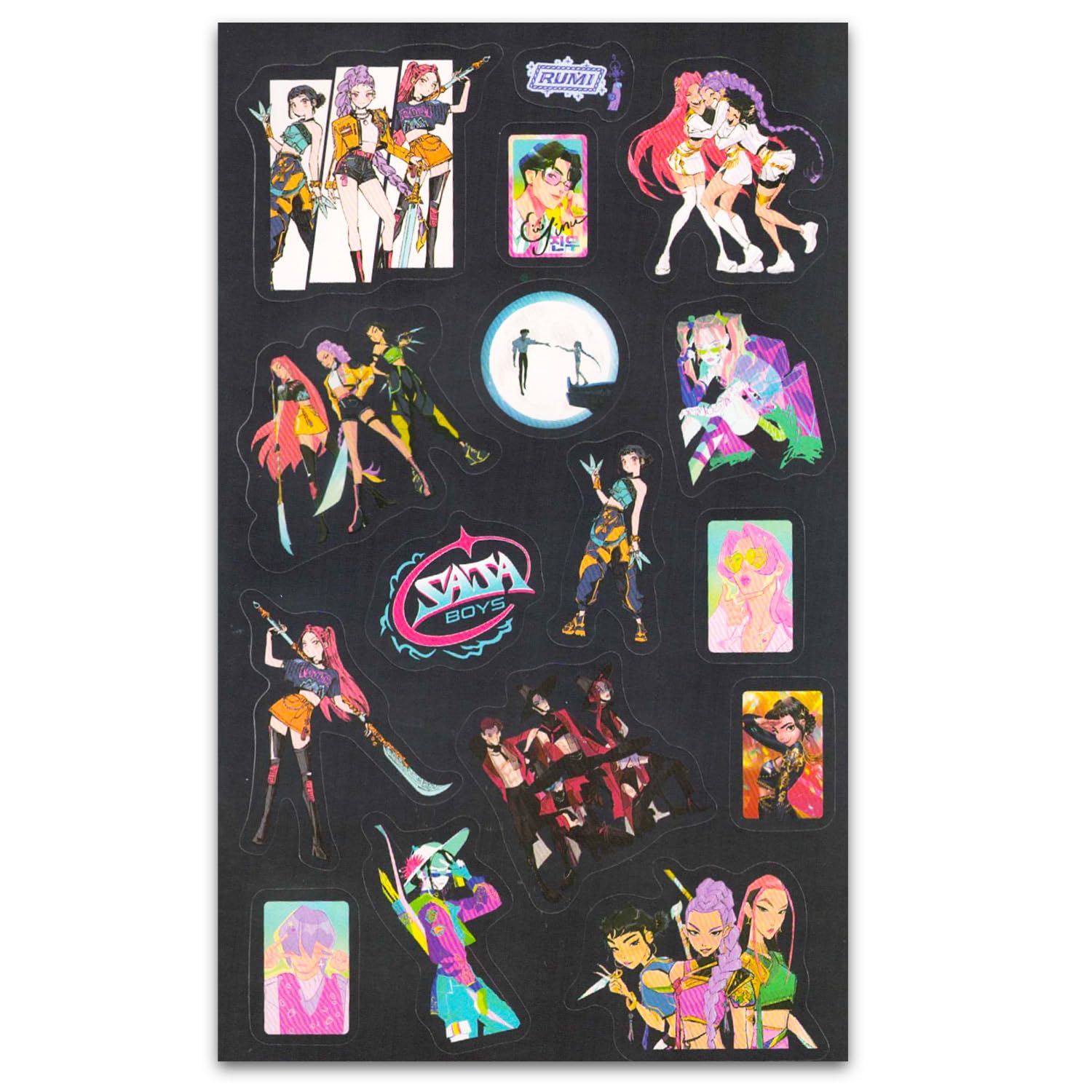 Blind bags K-Pop Demon Hunters avec 3 clips de sac et autocollants – Image 3
