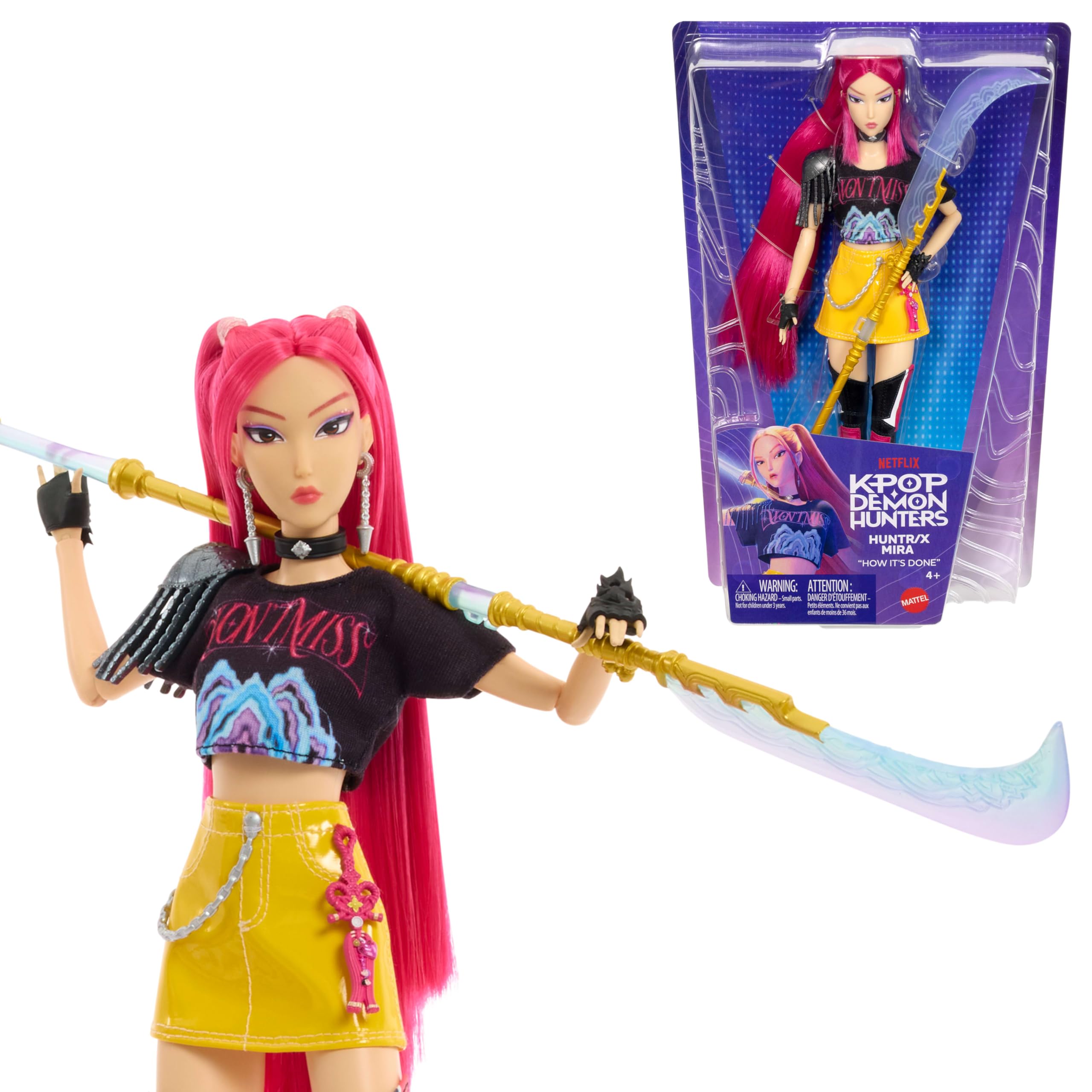 Poupée K-Pop Demon Hunters Mira Tenue de Scène avec Épée