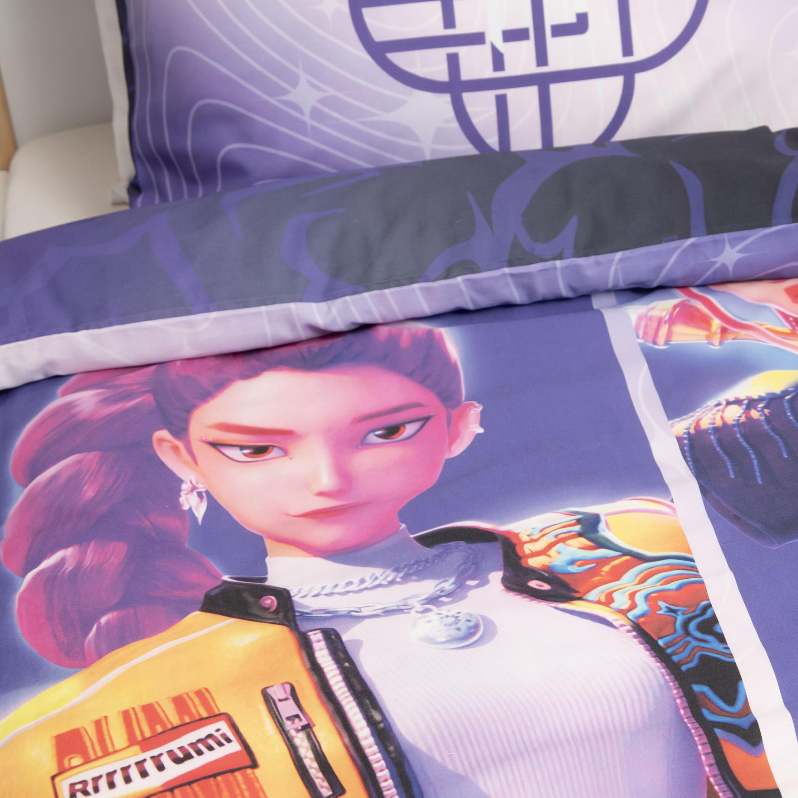 Parure de lit K-Pop Demon Hunters motif Unite réversible – Image 7