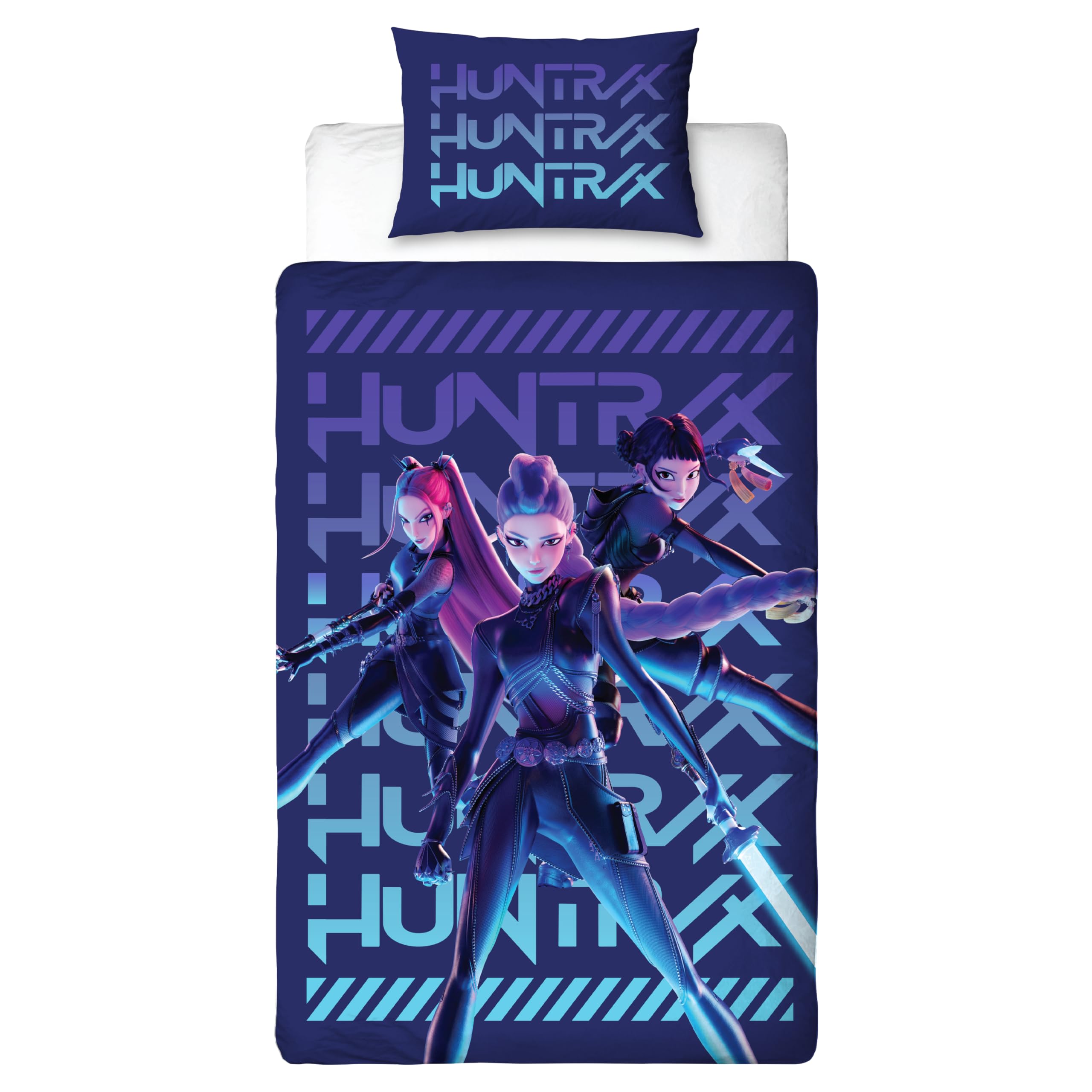 Housse de couette HUNTR/X réversible — Kpop Demon Hunters – Image 2