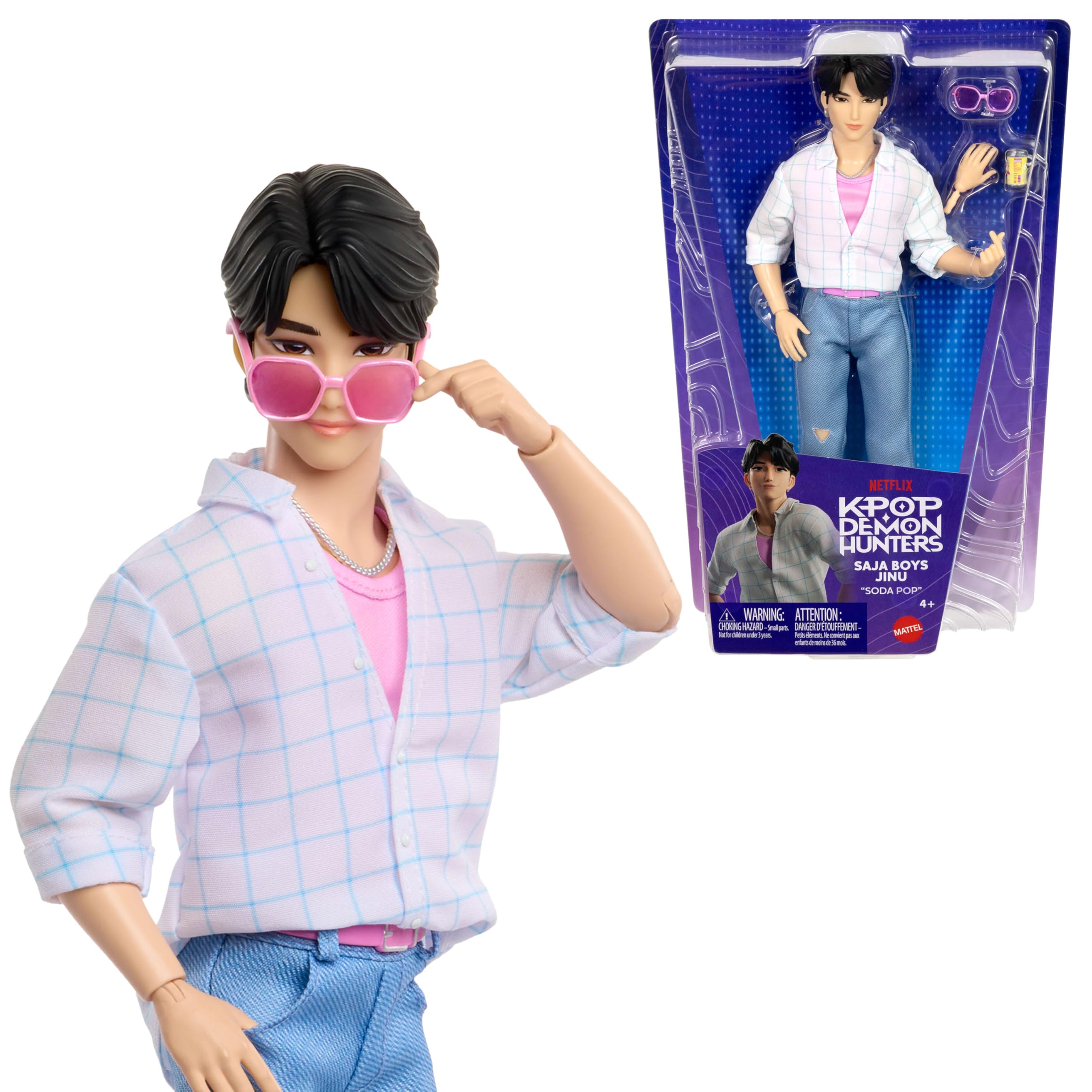 Poupée K-Pop Demon Hunters Jinu Soda Pop des Saja Boys