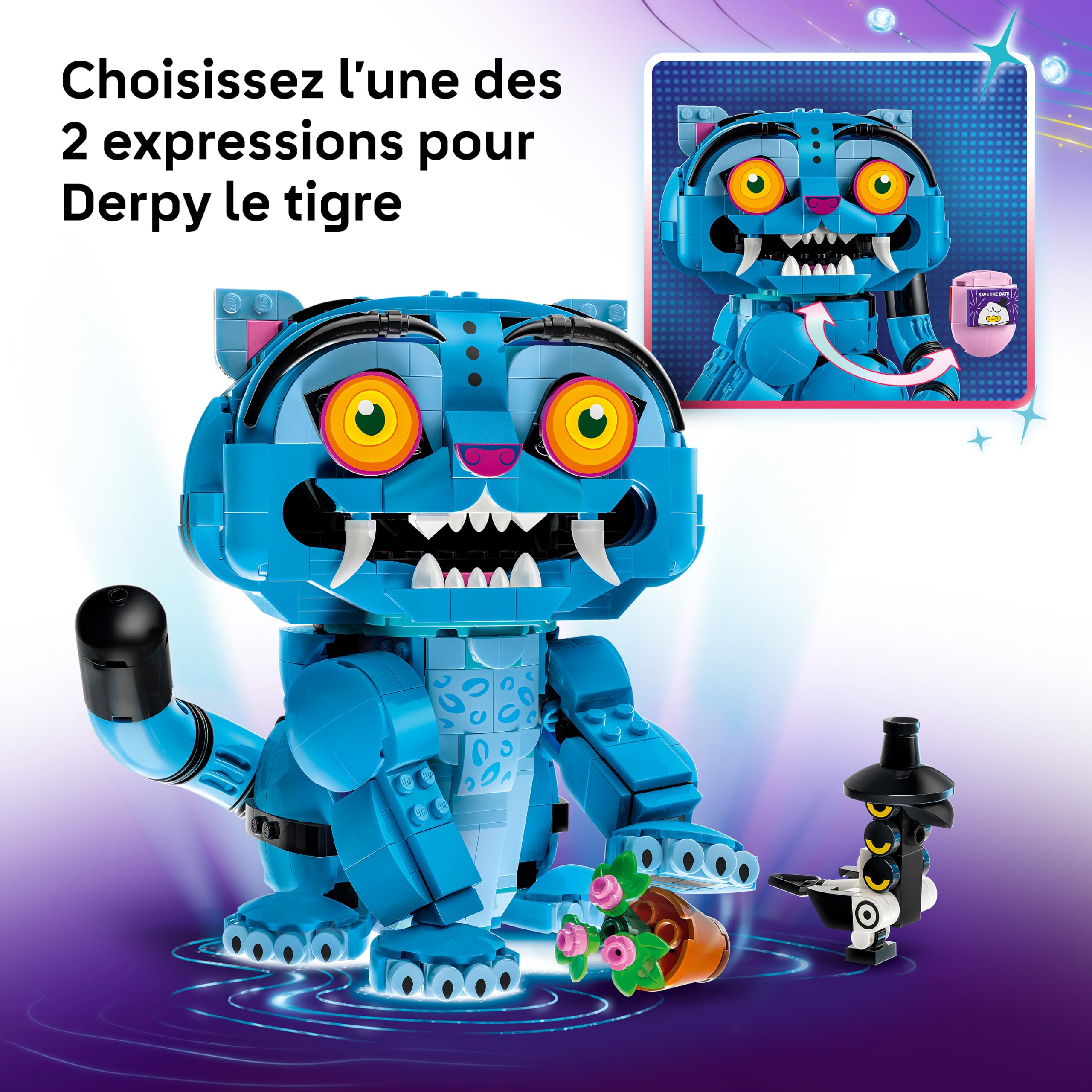 LEGO K-Pop Demon Hunters Derpy le Tigre et Suzy la Pie 72537 – Image 4