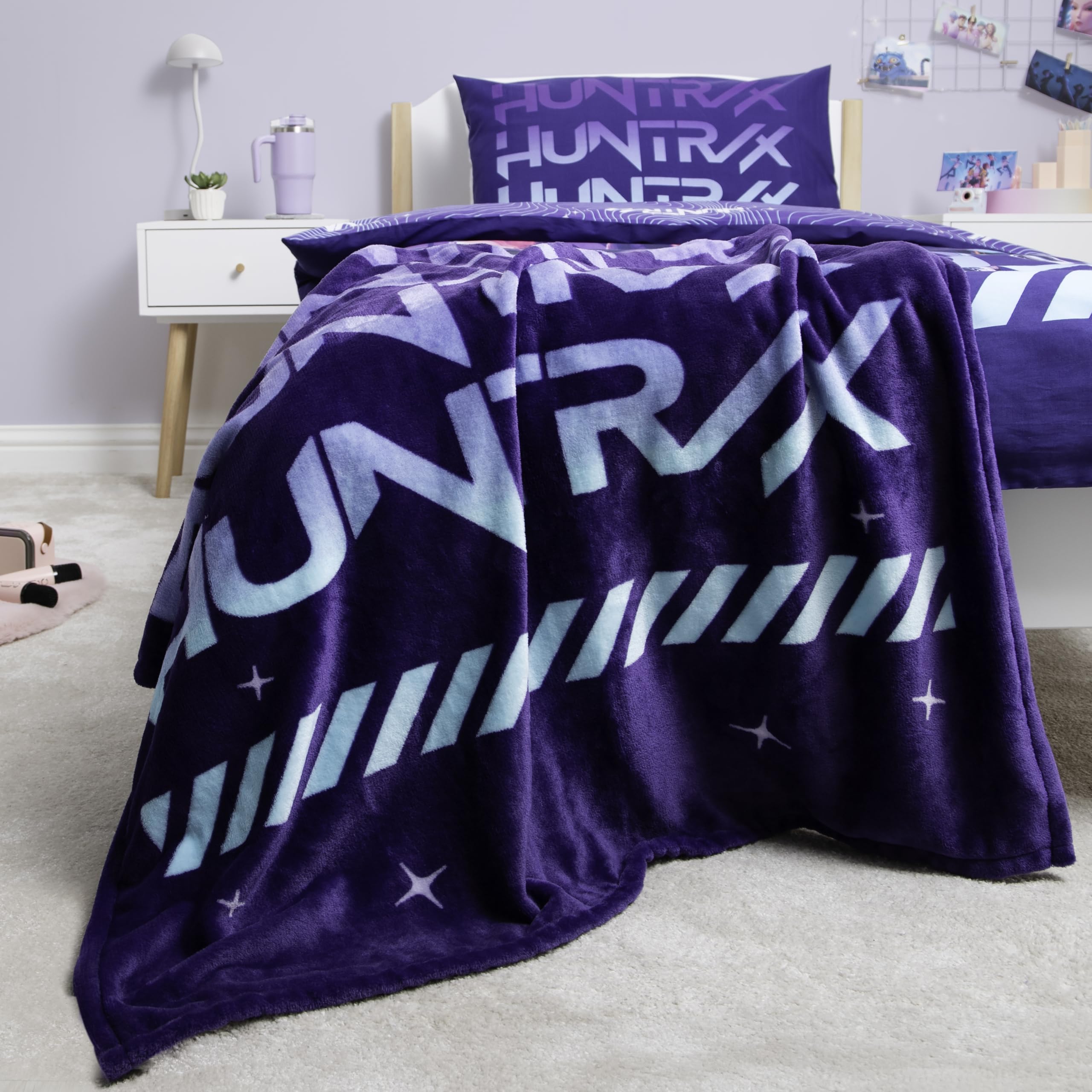 Couverture Polaire K-Pop Demon Hunters Motif Huntrix Power – Image 2