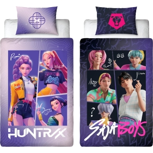 Parure de lit K-Pop Demon Hunters motif Unite réversible