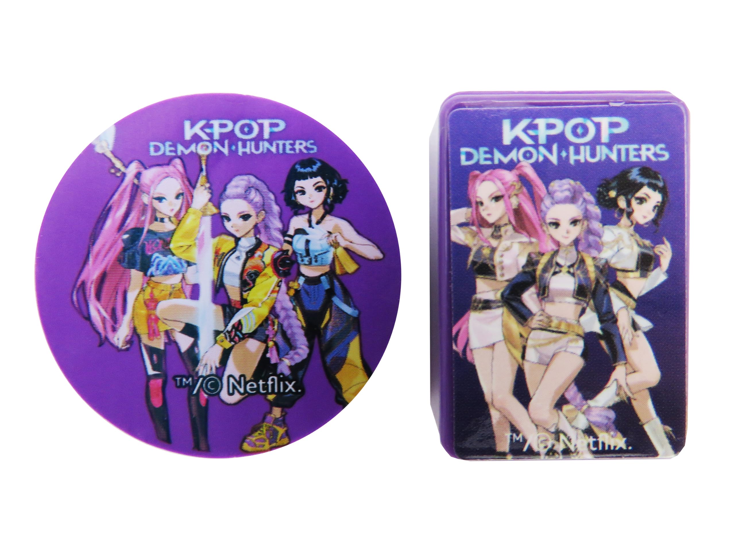 Set de papeterie K-Pop Demon Hunters Huntrix violet – Image 3