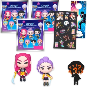 Blind bags K-Pop Demon Hunters avec 3 clips de sac et autocollants