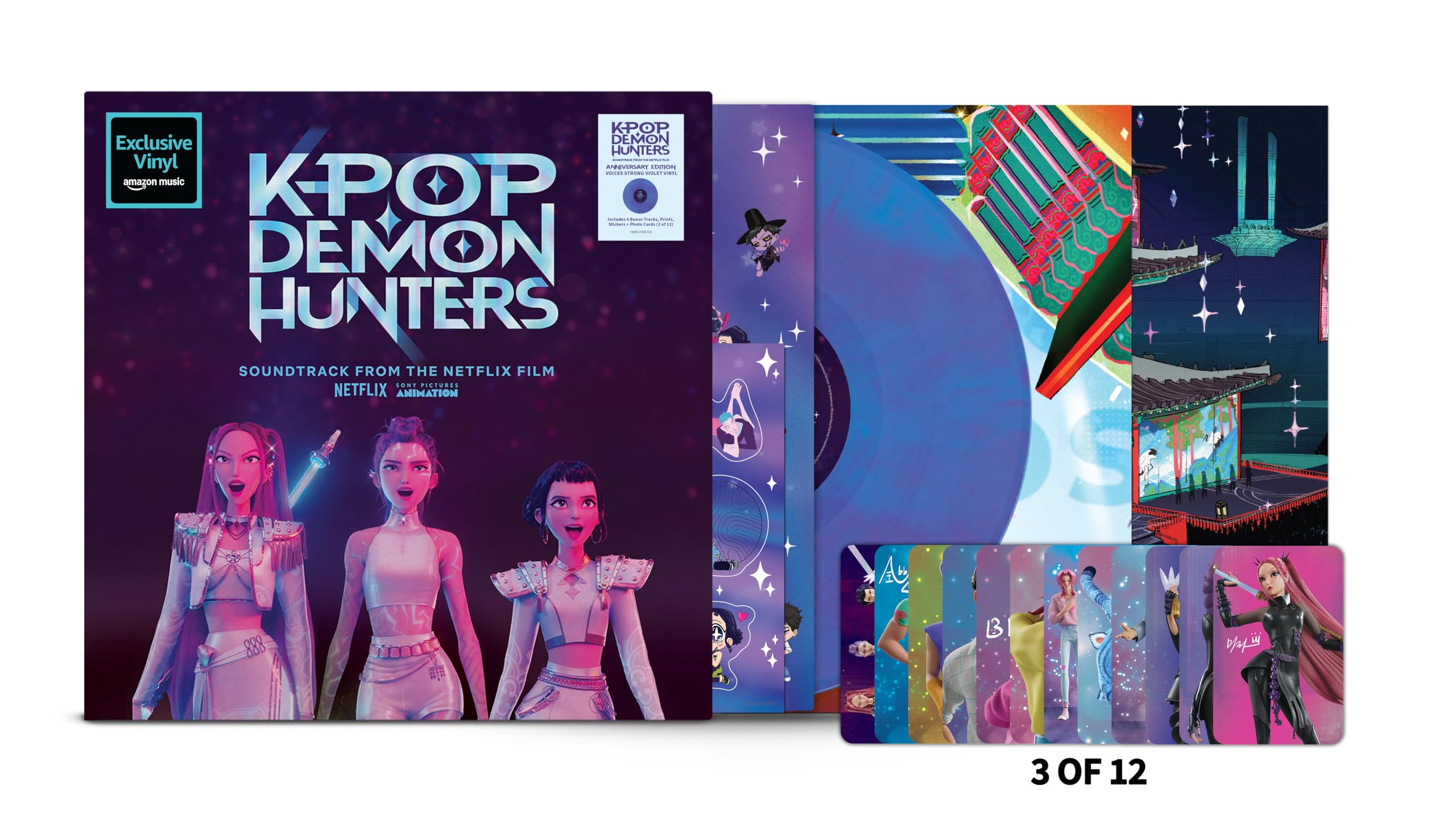 Vinyle K-Pop Demon Hunters Voices Strong Violet LP – Image 2