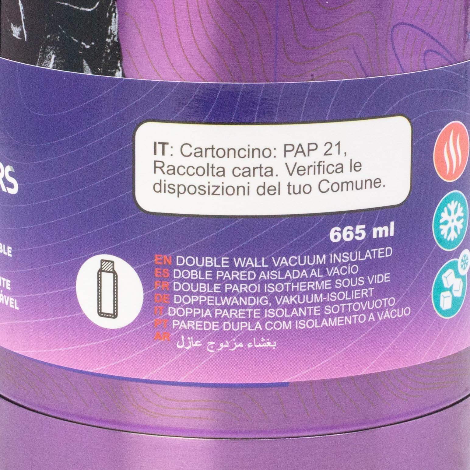 Bouteille K-Pop Demon Hunters en acier inoxydable 665 ml avec anse – Image 6