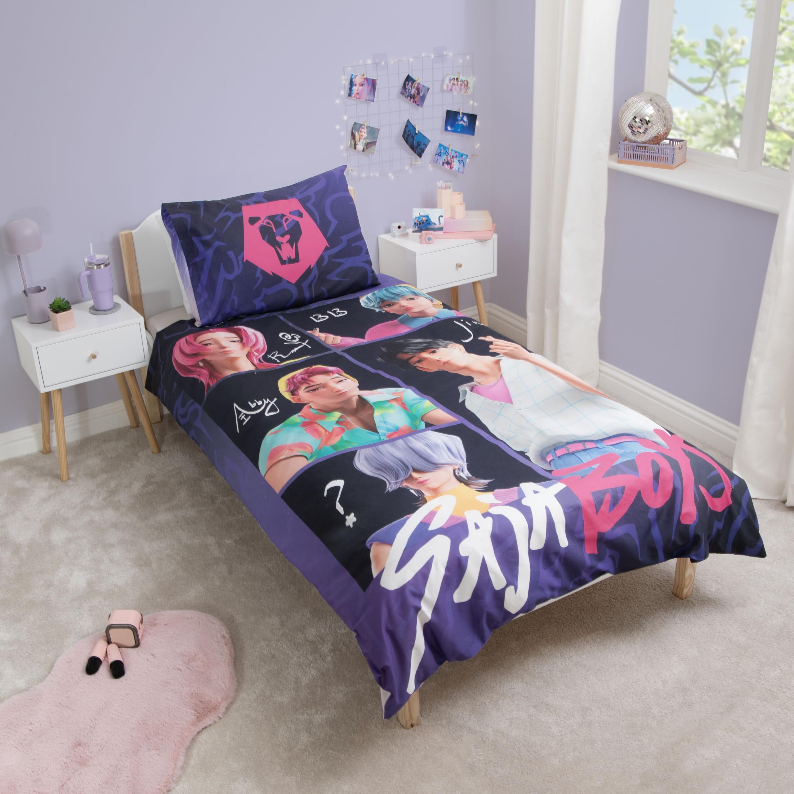 Parure de lit K-Pop Demon Hunters motif Unite réversible – Image 6