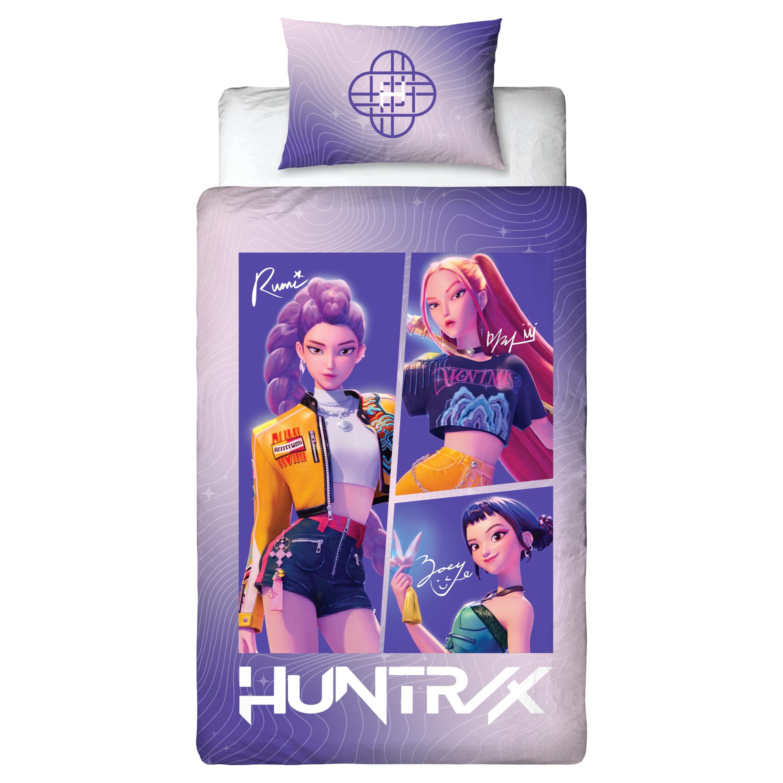 Parure de lit K-Pop Demon Hunters motif Unite réversible – Image 2