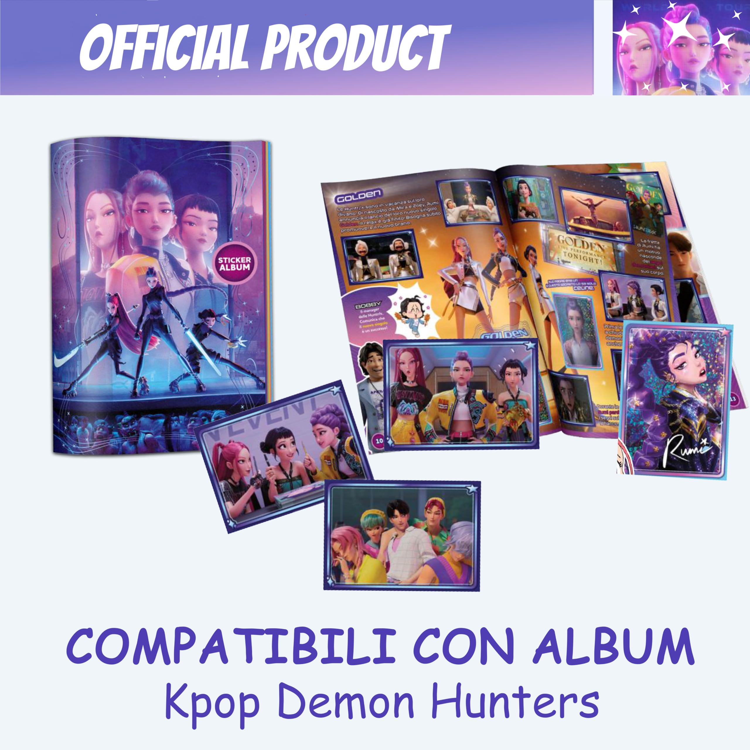 Album K-Pop Demon Hunters avec 2 pochettes et poster offert – Image 4