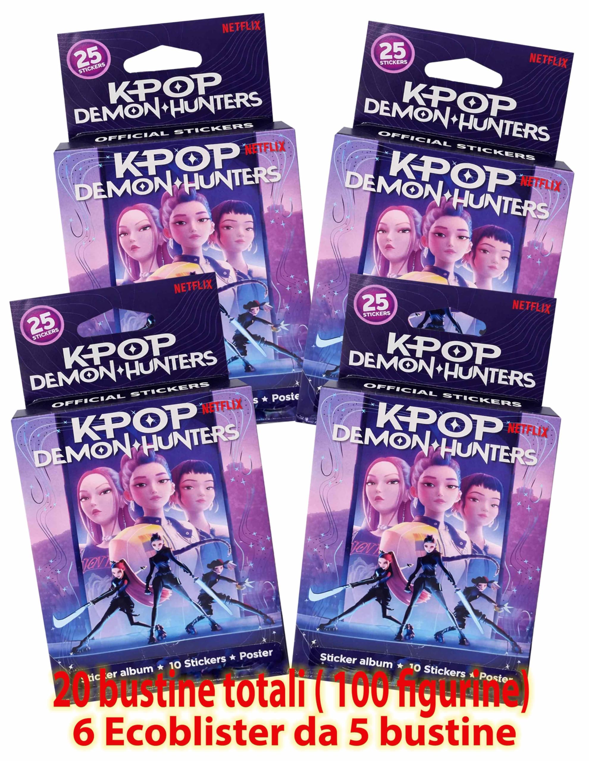 Éco-blisters K-Pop Demon Hunters 4 x 5 pochettes de figurines – Image 2