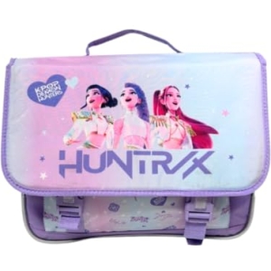 Cartable scolaire K-Pop Demon Hunters violet 32x14x41 cm