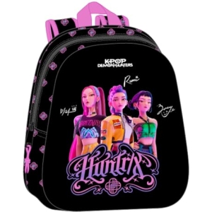 Sac à dos scolaire K-Pop Demon Hunters design 3D 33 cm