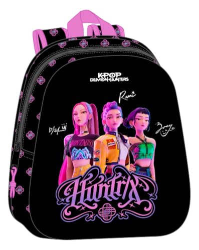 Sac à dos scolaire K-Pop Demon Hunters design 3D 33 cm