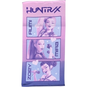Serviette de plage Huntrix K-Pop Demon Hunters microfibre 70 x 140 cm