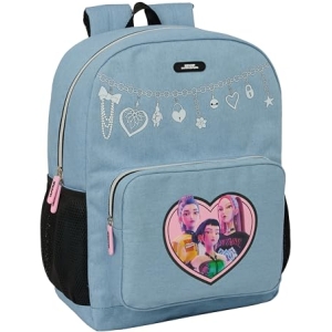 Sac à dos scolaire K-Pop Demon Hunters HUNTR/X adaptable chariot 43 cm