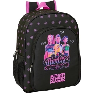 Sac à dos scolaire K-Pop Demon Hunters HUNTR/X adaptable au chariot 38 cm