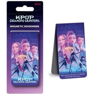 Marque-page magnétique K-Pop Demon Hunters trio pliable double face