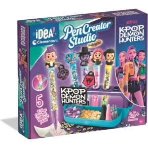 Kit stylos à personnaliser K-Pop Demon Hunters Clementoni 5 stylos