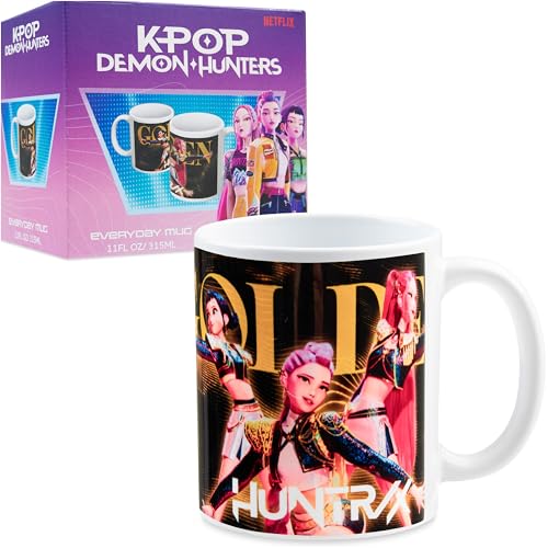 Mug K-Pop Demon Hunters HUNTR/X céramique 315 ml blanc Honmoon