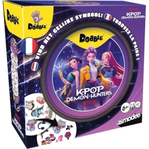 Jeu Dobble K-Pop Demon Hunters Asmodee - édition française et néerlandaise