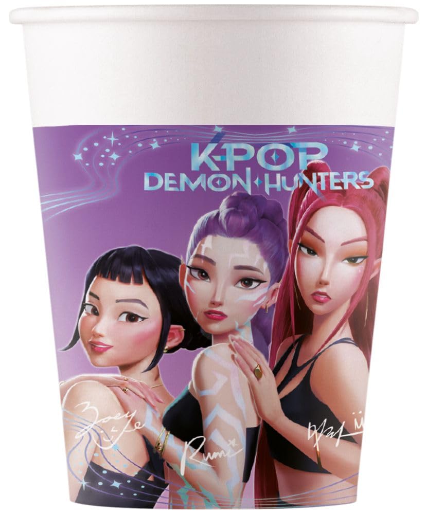 Kit de fête d'anniversaire K-Pop Demon Hunters pour 8 enfants – Image 3