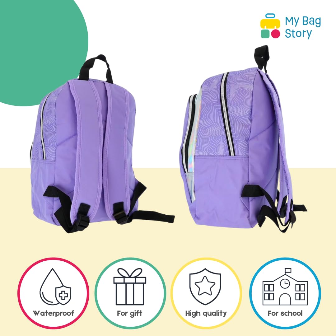 Sac à dos enfant K-Pop Demon Hunters violet maternelle et CP – Image 7
