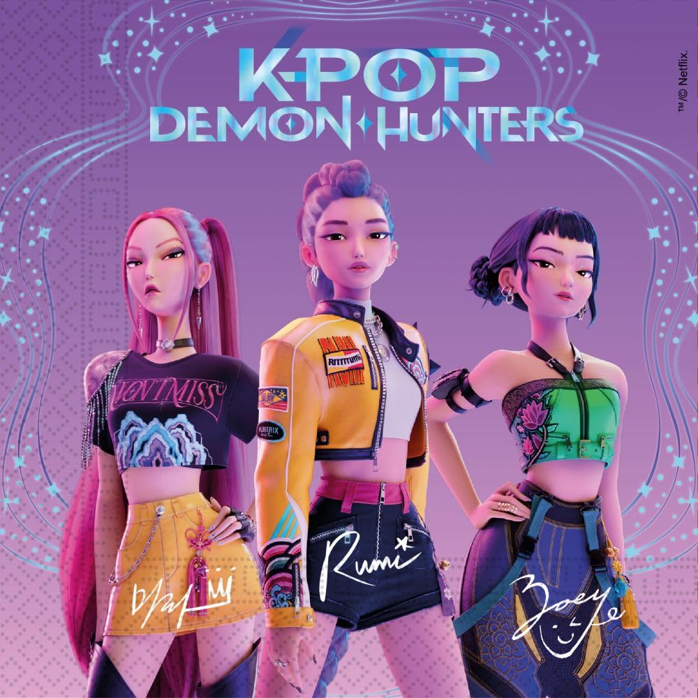 Kit de fête d'anniversaire K-Pop Demon Hunters pour 8 enfants – Image 4