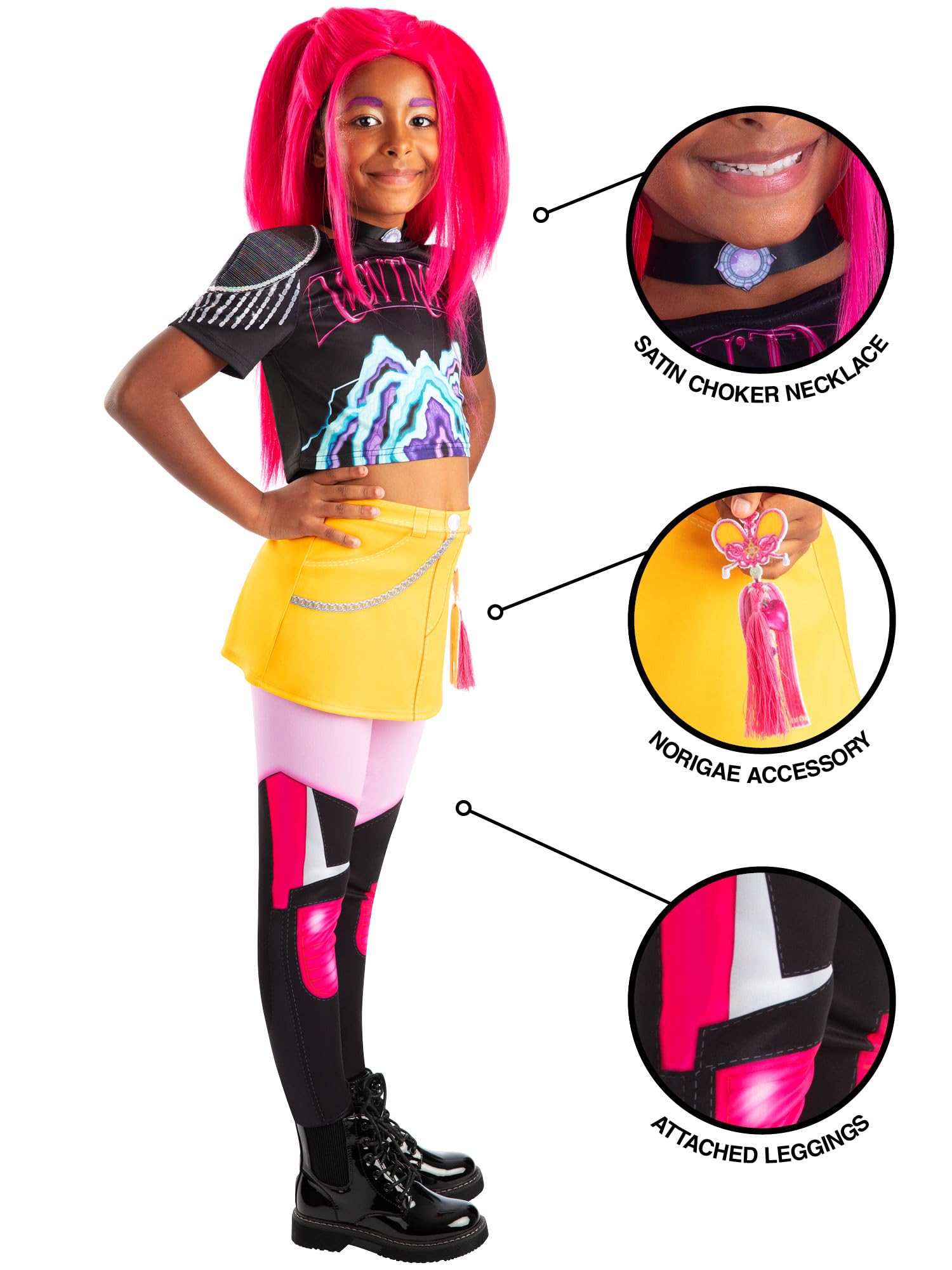 Déguisement Mira K-Pop Demon Hunters enfant 9-10 ans – Image 2