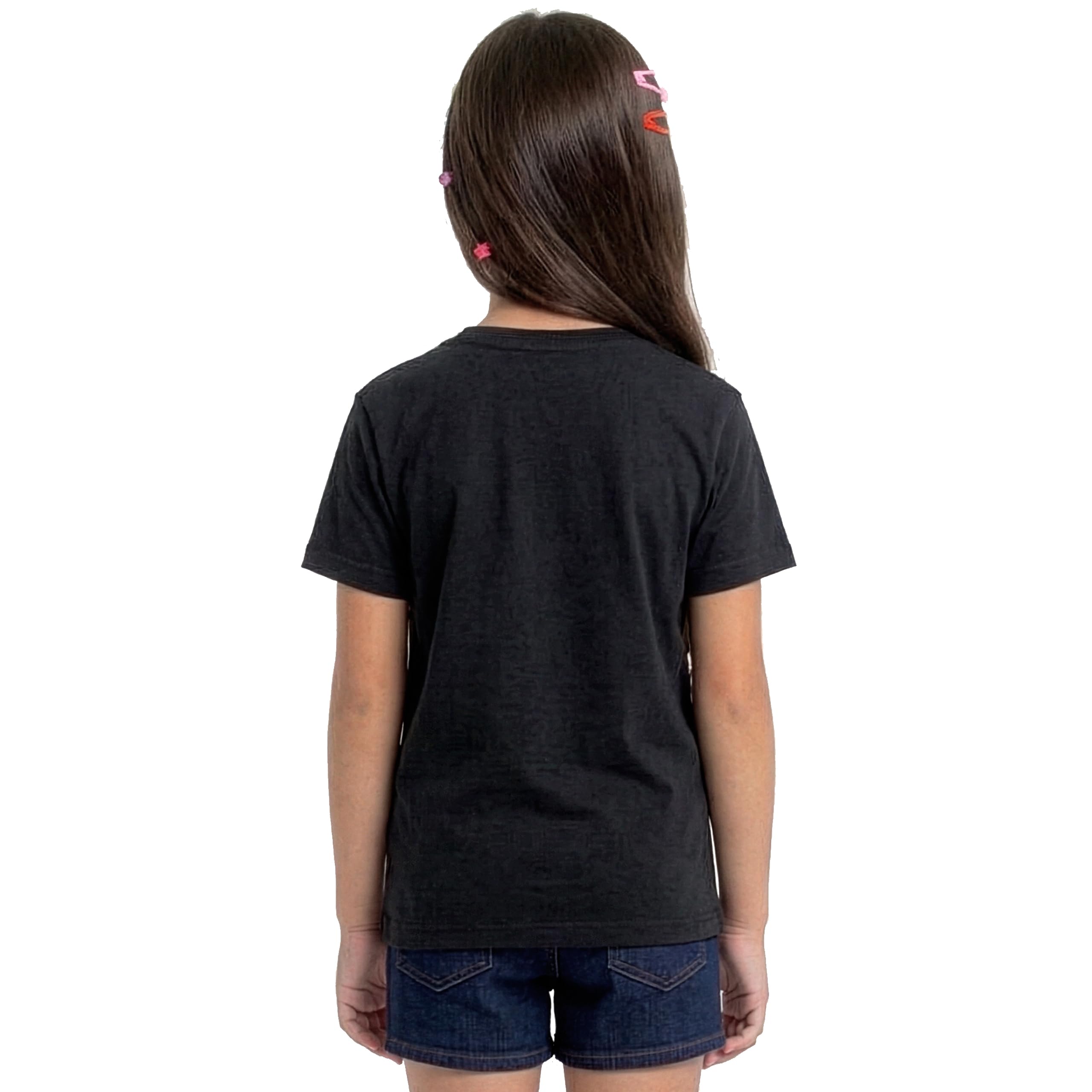 T-shirt fille K-Pop Demon Hunters Huntrix manches courtes noir – Image 4