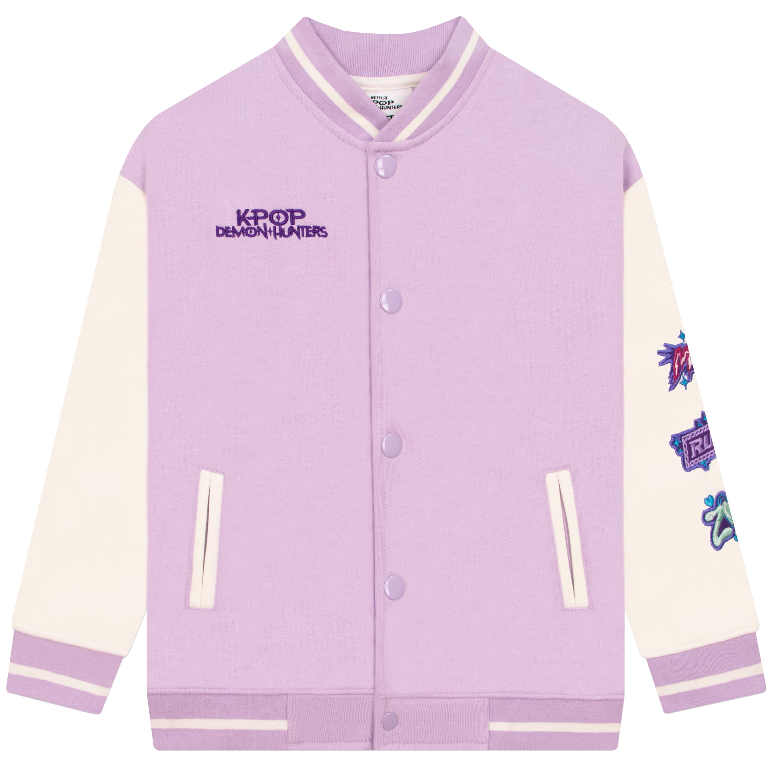 Blouson bombardier Varsity K-Pop Demon Hunters HUNTR/X 8-9 ans – Image 7
